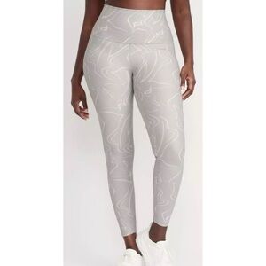 Old Navy Extra High Waist PowerSoft Leggings Gray